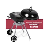 thumbnail of Lone Star Barbecue - Houtskool BBQ - Kogel Barbeque - Geïsoleerde Handvaten - Ontluchtingssysteem - Verwijderbare As Opvangbak