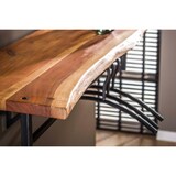 thumbnail of KAWOLA perchero NEREA perchero de metal acacia 6 ganchos negro