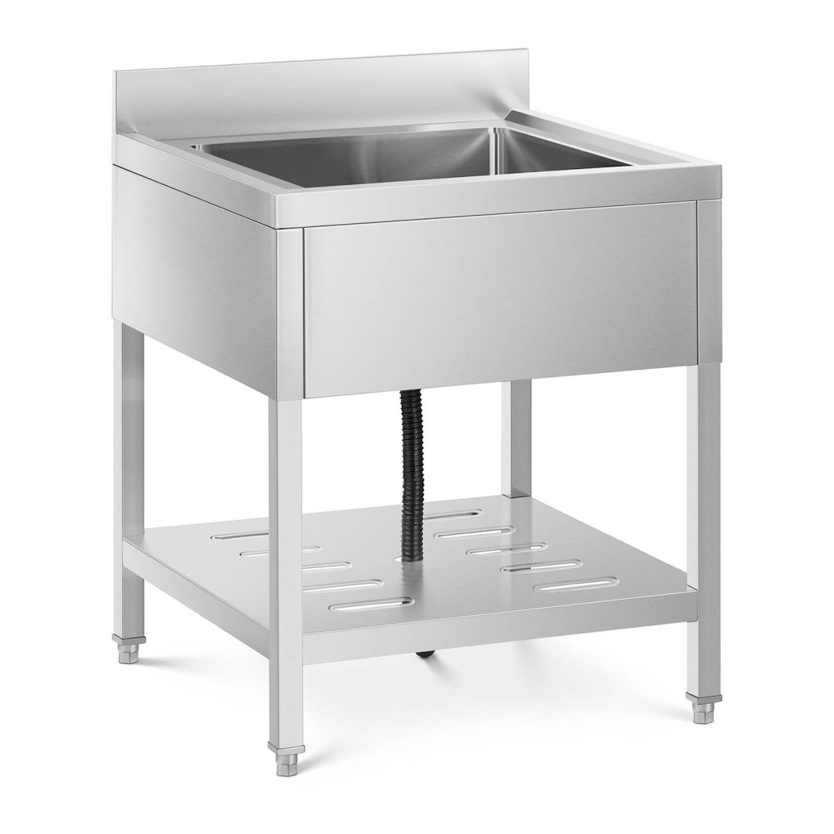 Helloshop26 - Lavello professionale a una vasca 50 x 50 x 25,5 cm acciaio inox 14_0000164