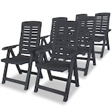 thumbnail of vidaXL Tuinstoelen 6 stuks. antraciet