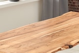 thumbnail of Esstisch Akazie naturfarben 300 x 100 cm geschlossenes X-Gestell schwarz KASIMIR