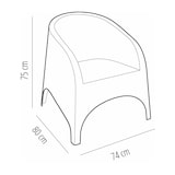 thumbnail of garbar ARUBA Poltrona Interior, Exterior  Chocolate