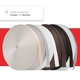 thumbnail of BAUHELD 50m Rollladengurt 23mm Grau