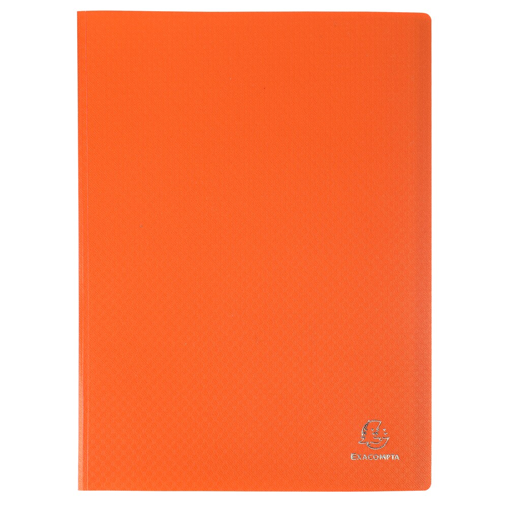 Exacompta Sichtmappe aus PP 500µ mit 40 glatten Hüllen OPAK, transluzent, für Format DIN A4
