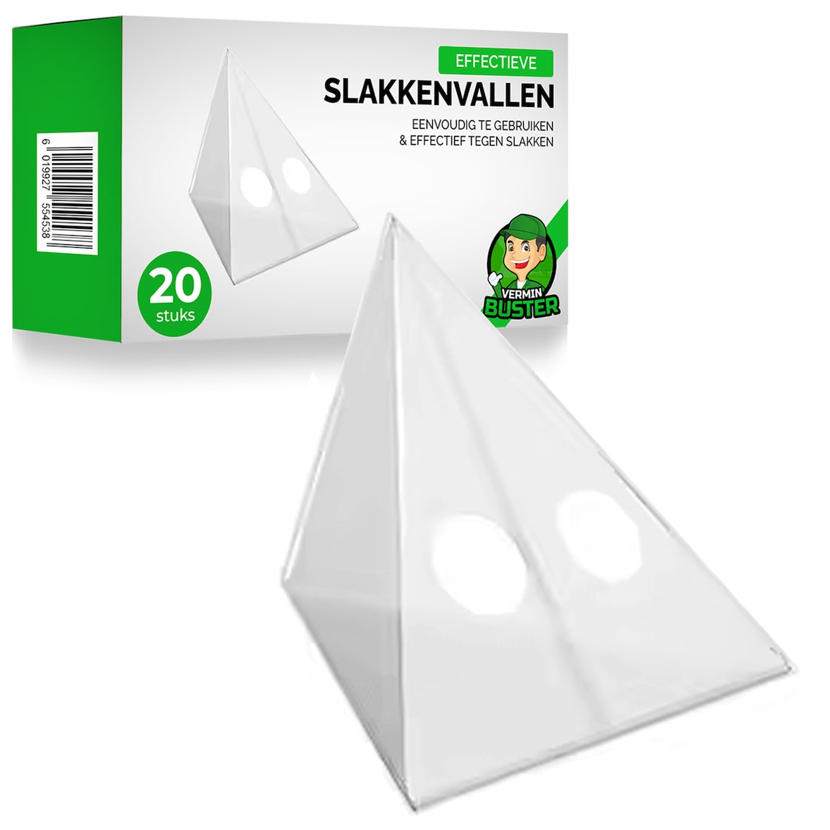 VerminBuster Schneckenfalle 20 Stück - Schneckenfänger - Schneckenfallen Bier - Schneckenabwehr - Alternative Schneckenkorn / Schneckengift