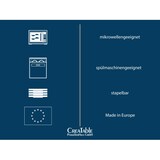 thumbnail of CreaTable Rokoko Weiss Serviergeschirr 3-tlg Porzellan