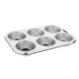 thumbnail of Plaque de 6 moules à muffins profonds Vogue