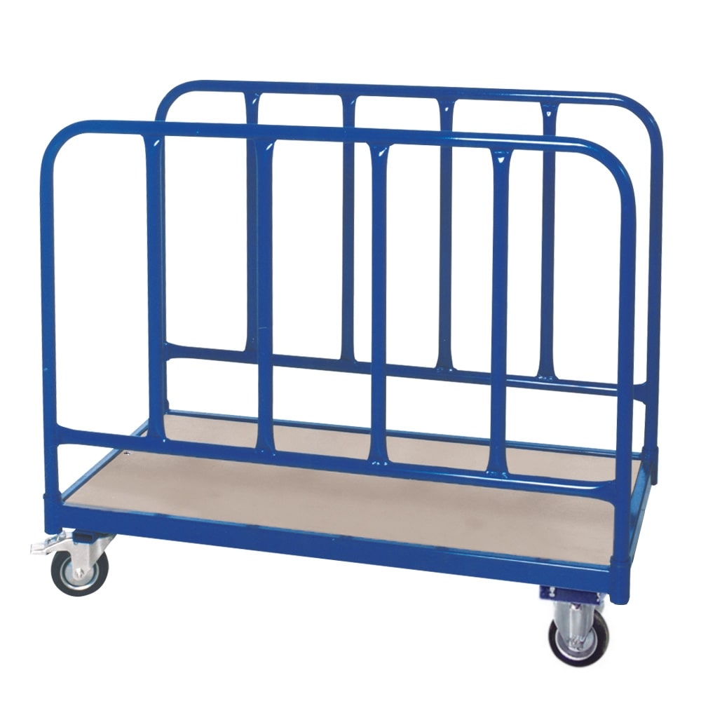 Rungenwagen mit 2 Seitenteilen, LxBxH 1000x500x870 mm, Tragkraft 250 kg, 2 Bock- u. 2 Lenkrollen
