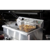 thumbnail of METRO Professional Freidora doble GDF5028, acero inoxidable, 59,4 x 54,5 x 42,7 cm, 8 + 8 L, plata