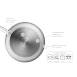 thumbnail of MÄSER Bratpfanne, Serie Professional, Edelstahl 18/10, Durchmesser 28cm, Wandstärke 0,7mm, Granitec Beschichtung, Induktionsgeeignet,931987