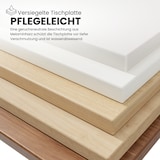 thumbnail of Bisley Tischplatte 140x80 cm in lichtgrau, Schreibtischplatte aus Holz, Holzplatte, Spanplatte kratzfest beschichtet mit ABS-Kante für DIY Homeoffice