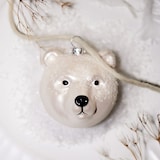 thumbnail of Christbaumschmuck Kunststoff 6,8cm Eisbär Figur zum Aufhängen - Weihnachtsbaum Anhänger Weihnachten Weihnachtsbaumschmuck bruchfest Tiere Bär Weiß