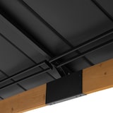 thumbnail of Zedernholz Gazebo KAPS - 330cm x 330cm, anthrazit