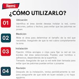 thumbnail of Remi Hogar Red Anti Palomas 5 Metros x 5 Metros Color Piedra-Marrón | Cobertura Total 25 Metros Cuadrados | Polietileno Resistente al Clima