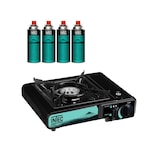 thumbnail of Gasfornuis 2200W + 4 butaangaspatronen - Roadtrips Piezo Etna INTEC koffer
