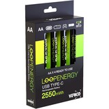 thumbnail of VERICO LoopEnergy Pro AA 3330 Wiederaufladbare USB-C Batterie AA 1,5V 3330mWh
