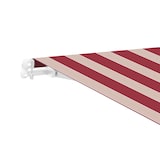 thumbnail of Wasabi - Toldo Exterior Enrolável 4x2,5 Listras Granate - Lona Poliéster – Estrutura Alumínio Inclinável Regulável
