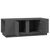 thumbnail of Table basse Gris 110x50x40 cm Bois massif de pin Modèle Polaris Plus