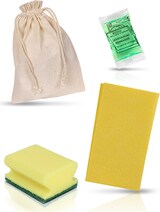 thumbnail of Amenities- Reinigungsset im Stoffbeutel Nr.4  für Touristenunterkünfte - 50 Stück