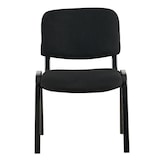 thumbnail of Konferenzstuhl Iso | Schwarz | stapelbarer Besucherstuhl