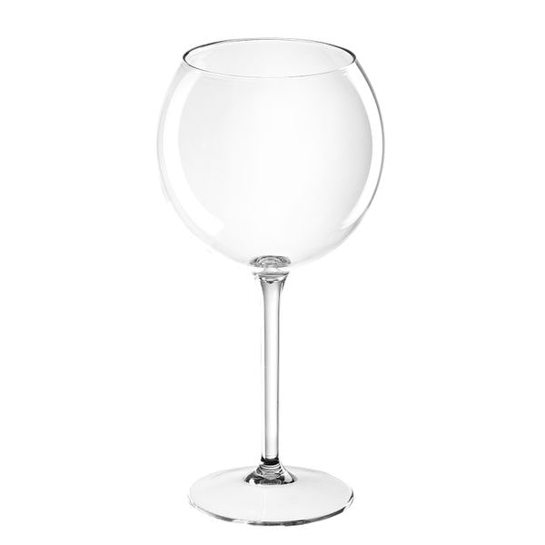 6 Mehrweg Gläser Ballonglas Gin Tonic Rotwein Tritan 650ml Wiederverwendbar Kunststoff unzerbrechlich transparent Cocktail
