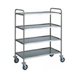 thumbnail of Carrello servizio 4 piani albergo inox 100 kg cm 90x60x140 RS0388