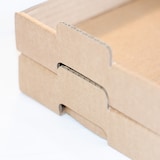 thumbnail of Caja de cartón Apilable para Frutas y Hortalizas 3kg 40x30x7 cm (81 uds)