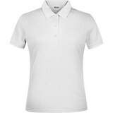 thumbnail of JAMES NICHOLSON, Polo femme, manches courtes, manches avec bande elasthanne, blanc, S,