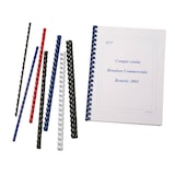 thumbnail of ACCO Boite 100 Reliures 10Mm Noir Dos Rond