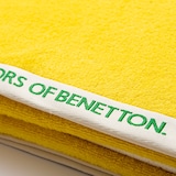 thumbnail of Benetton - Asciugamano 90x160 cm 380 g/mq 100% cotone velluto giallo arcobaleno