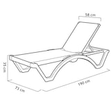 thumbnail of SHAF - Pack de 25 tumbonas apilables Mykonos. Reclinables en 4 posiciones - Color Azul