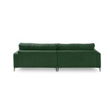 thumbnail of KAWOLA Ecksofa CARA Sofa Recamiere links Cord smaragd