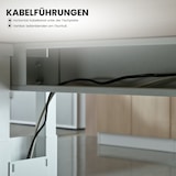 thumbnail of bümö höhenverstellbarer Schreibtisch O-Serie 120x80 cm in weiß, Gestell in weiß - PC Tisch klein für's Büro manuell höhenverstellbar, Computertisch