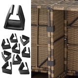 thumbnail of tectake Conjunto de muebles de ratán VERONA  Natural