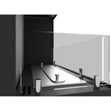 thumbnail of Corner 900 Left SimpleFire eingebauter Bioethanol-Kamin mit Glas