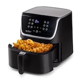thumbnail of Heißluftfritteuse XXL Airfryer 5,5L 8 Programme Weniger Fett Edelstahl