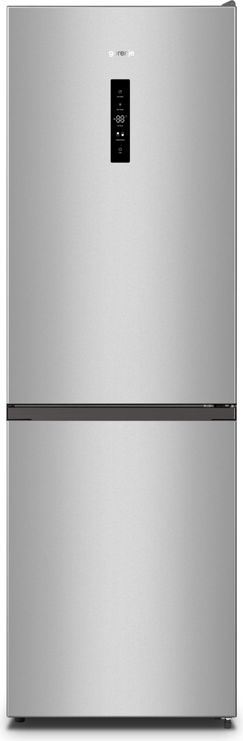 Gorenje NRK619CAXL4 Kühl-Gefrierkombination, 304 Liter, 186 cm, No Frost Plus, EEK C, Gemüsefach, FastFreeze, Convert Fresh Zone, Inox