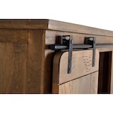 thumbnail of Alacena de estilo industrial en madera de mango y toques en metal