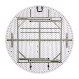 thumbnail of Mesa buffet Bolero plegable en color blanco y redonda Ø 153cm