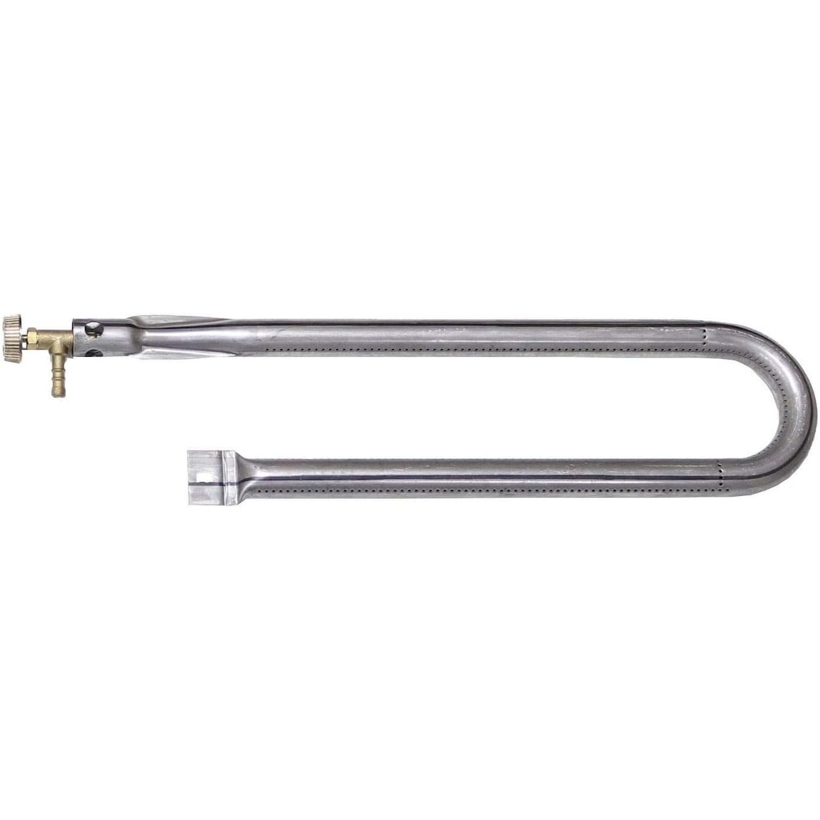 Bruciatore a Gas METANO  a U cm 48 per barbecue, forni, pietra ollare/lavica, piastra ghisa