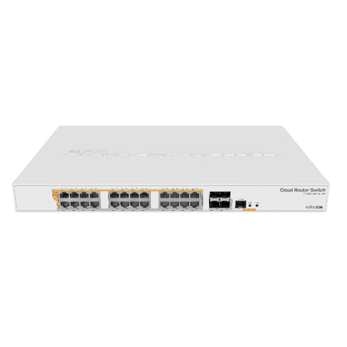 Mikrotik CRS328-24P-4S+RM Netzwerk-Switch Managed L2/L3 Gigabit Ethernet (10/100/1000) Power over Ethernet (PoE) 1U Weiß