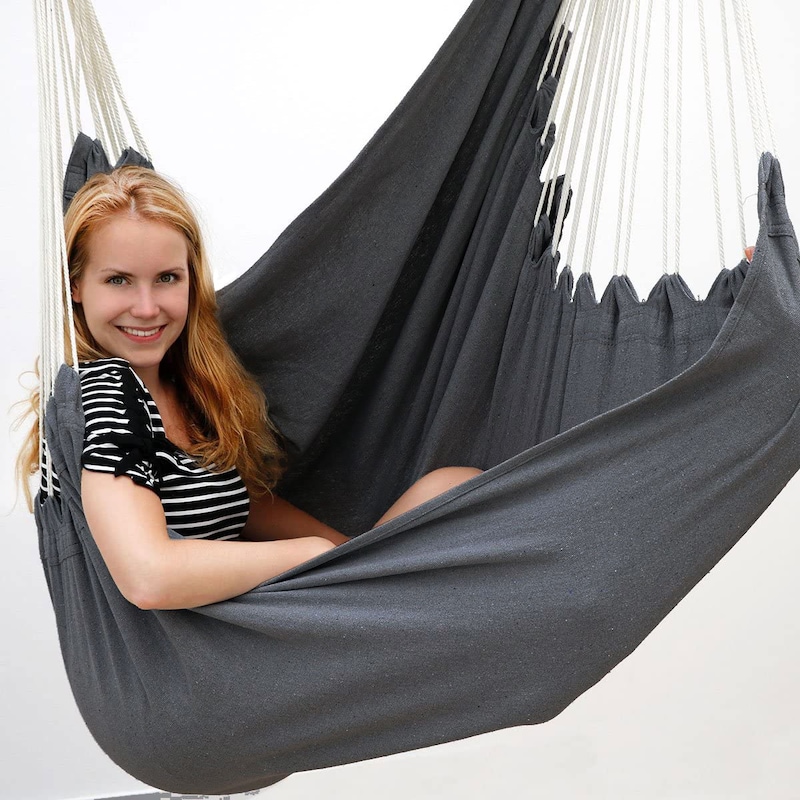 AMANKA 190 x 140 cm XXL hangstoel - Blue