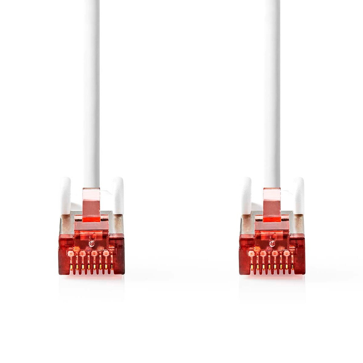 Nedis CAT6a-Netzwerkkabel - S/FTP - RJ45 Stecker - RJ45 Stecker - 1.00 m - Snagless - Rund - LSZH - Weiss - Box