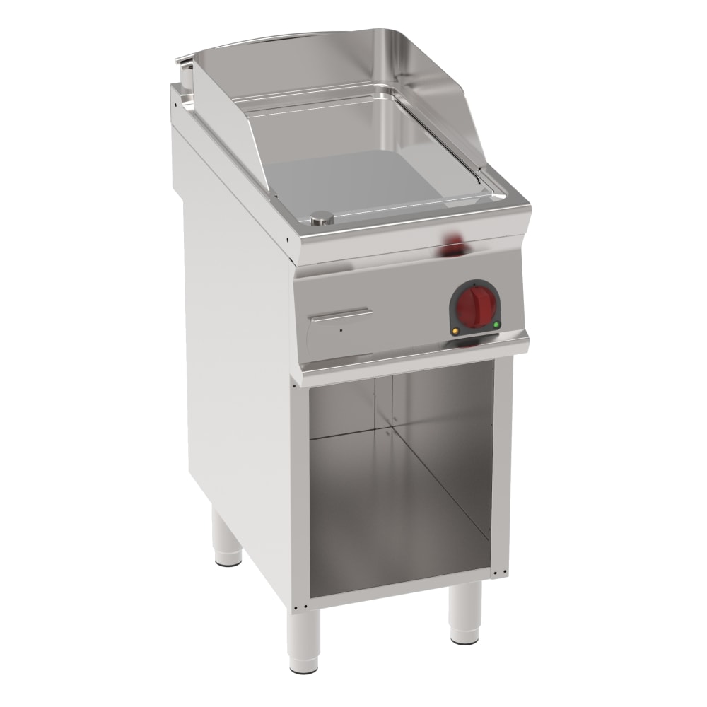 EURAST - Plancha-frytop cd 15 mm electrica lisa sobre soporte abierto - 400x700x900 mm - 3900 W 400/3V - 36930617