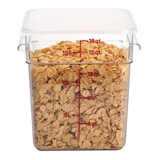 thumbnail of CAMBRO - 18SFSCW-135 - Recipiente quadrado 17,2 L - 25,6 x 31 x 32 cm - Transparente (Tampa não incluída)
