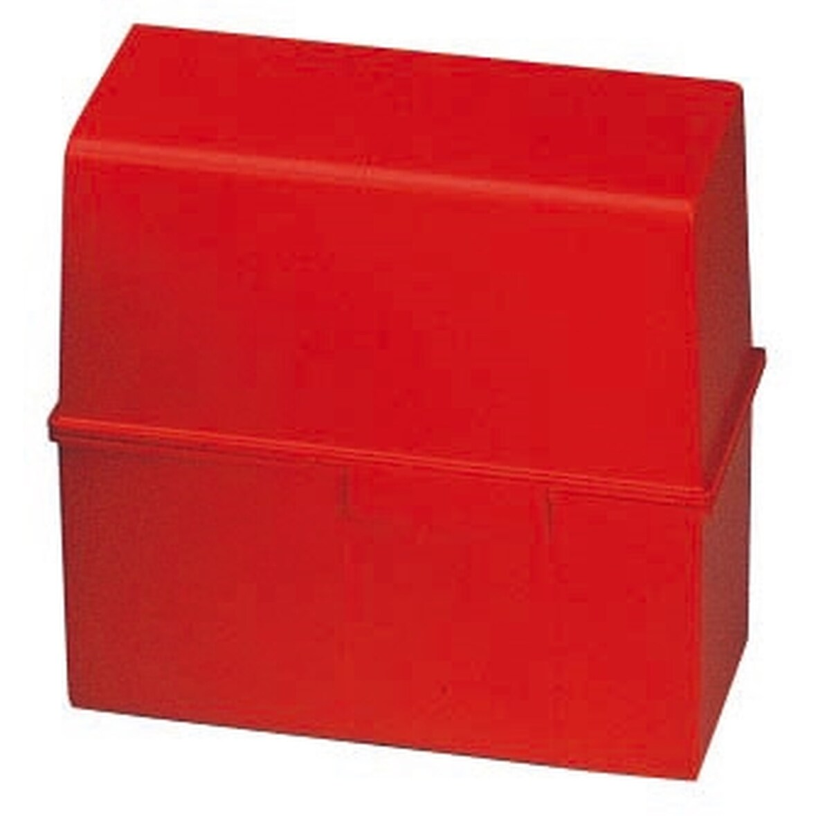 Karteikartenbox A7 quer 300 Karten rot Packung mit 3 Stück