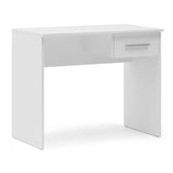 thumbnail of Mesa Escritorio con cajón pequeña 90x50x73cm acabado color blanco