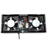 thumbnail of ROLINE Lüftereinheit 2 Lüfter, für 19-Zoll Wandgehäuse schwarz, Thermostat