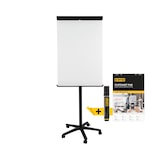 thumbnail of Bi-Office Omlijstingless Mobile Magnetisch Flipover: Magnetische Flipover Met Profielloos Staal Oppervlak Gemonteerd Op Een Mobiele Basis