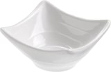 thumbnail of Cuenco ovalado de melamina blanca de 10 x 6,5 x 2,4 cm, resistente, elegante, multiusos para salsas, aperitivos, salsa de soja.